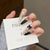 Kreatives Theme Press-On Nagelkunst Brehn