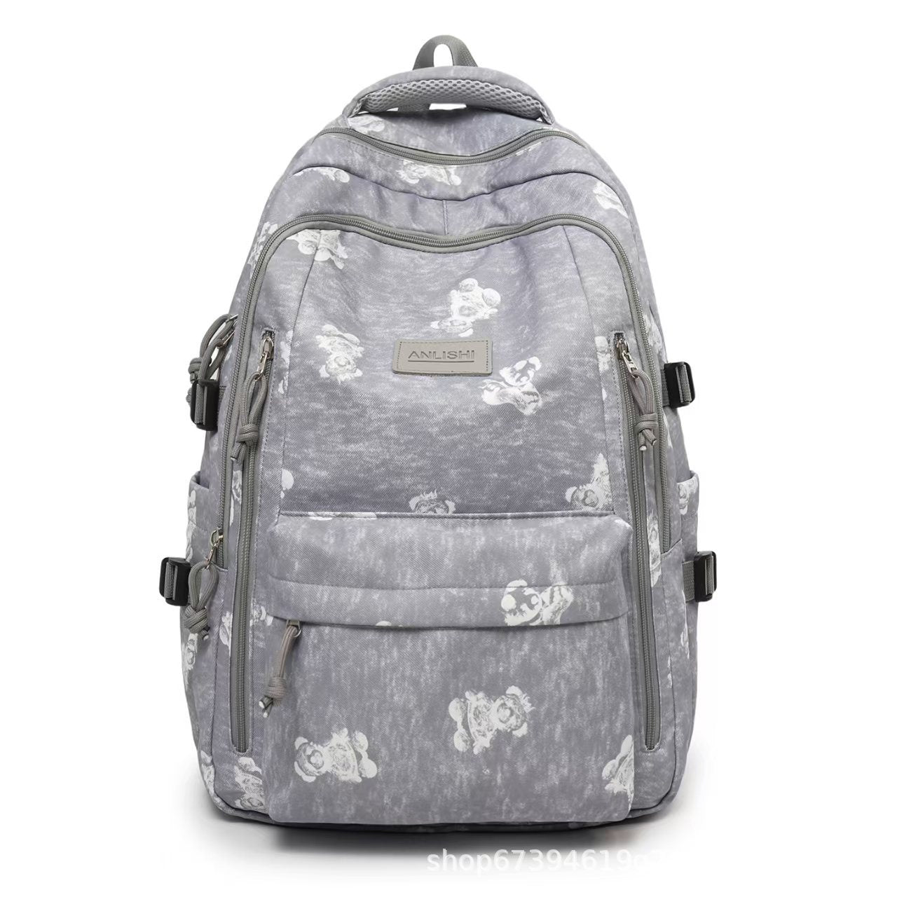Vielseitiger Grafikdruck-Rucksack Brehn