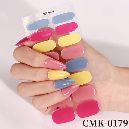Elegante Ombre-Nagelsticker