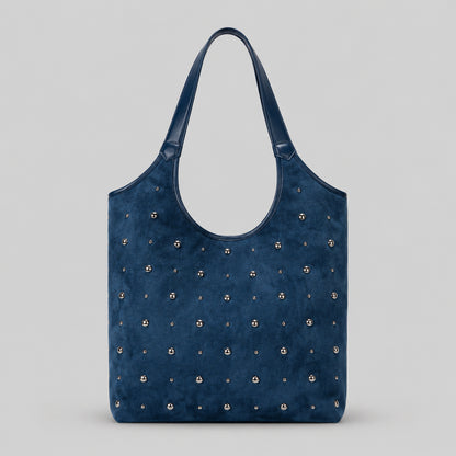 Elegante Wildleder Schultertasche