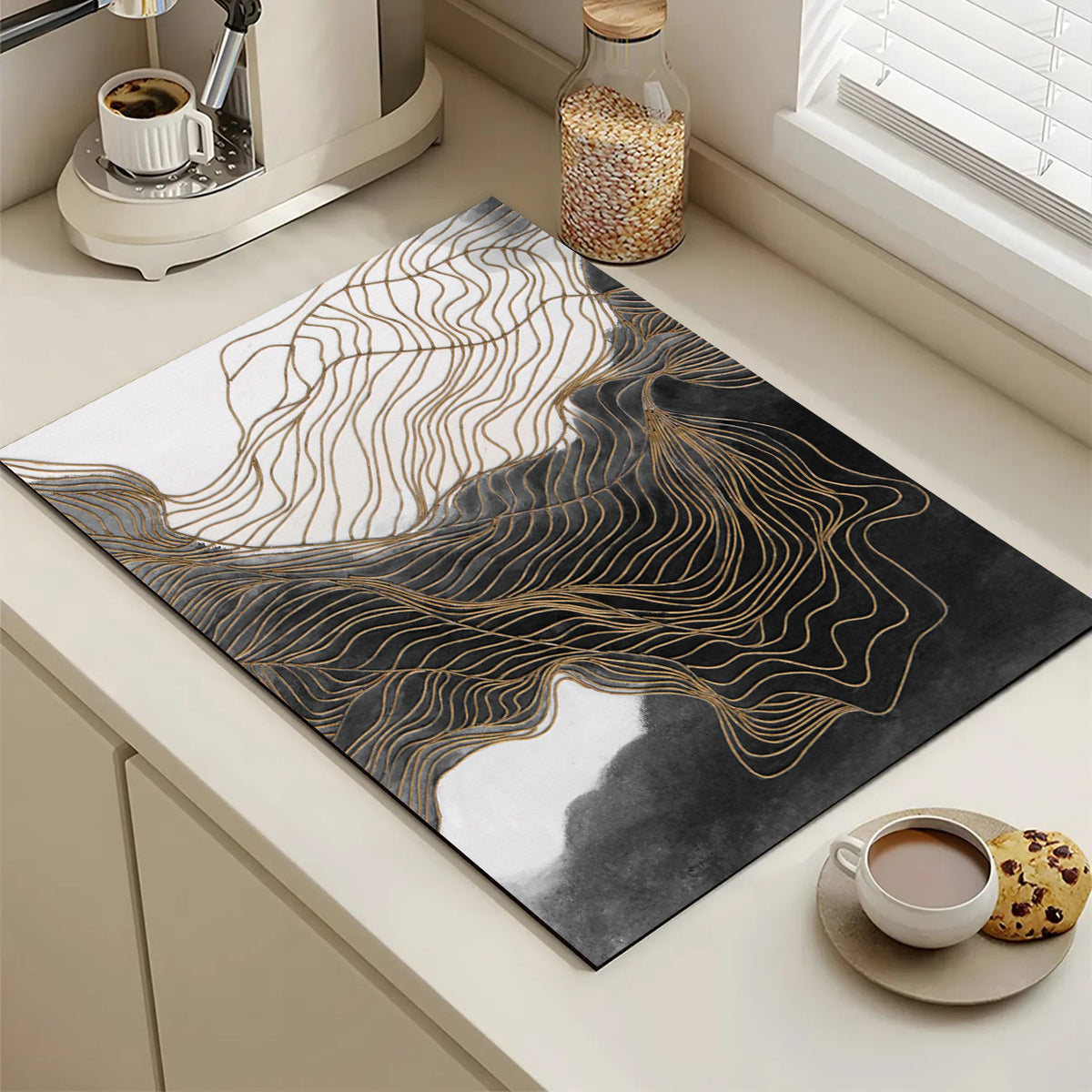 Abstract Geometrische Tischmatte Brehn