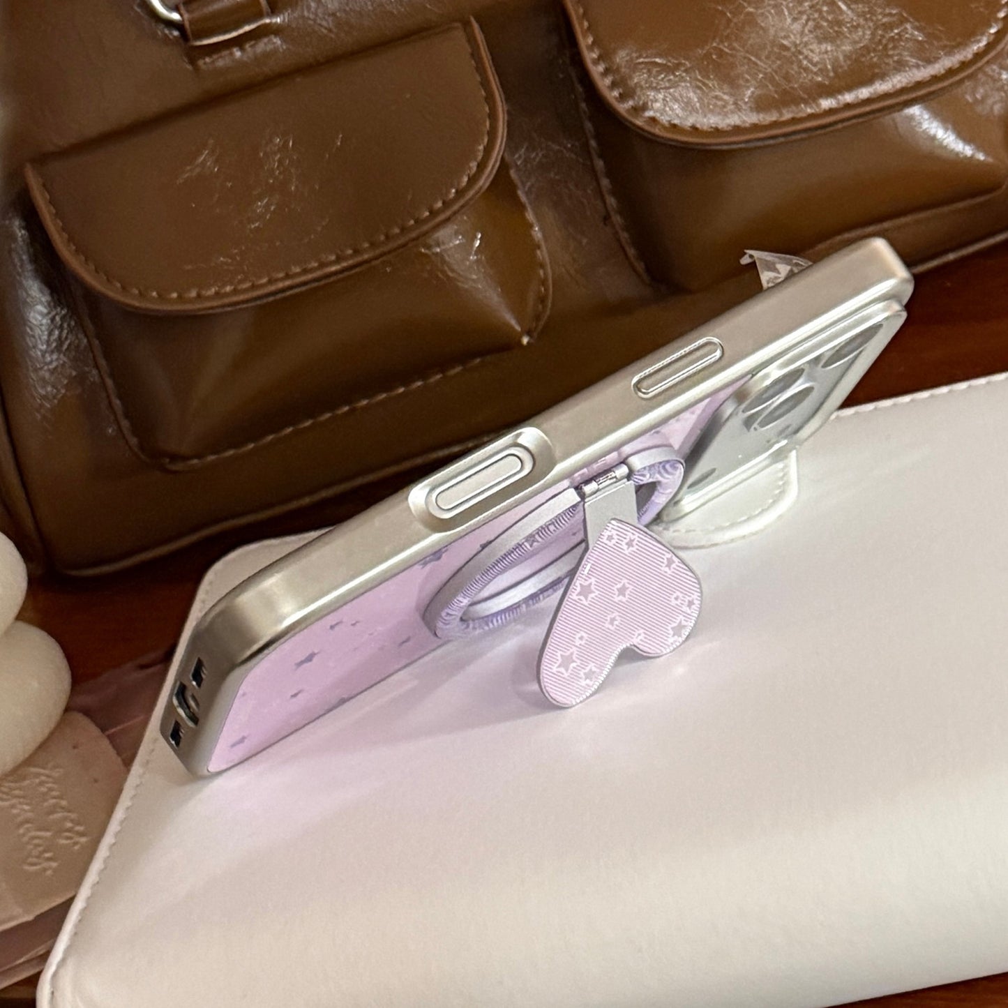 Stilvolle Kosmetiktasche mit Herz-Motiv Brehn