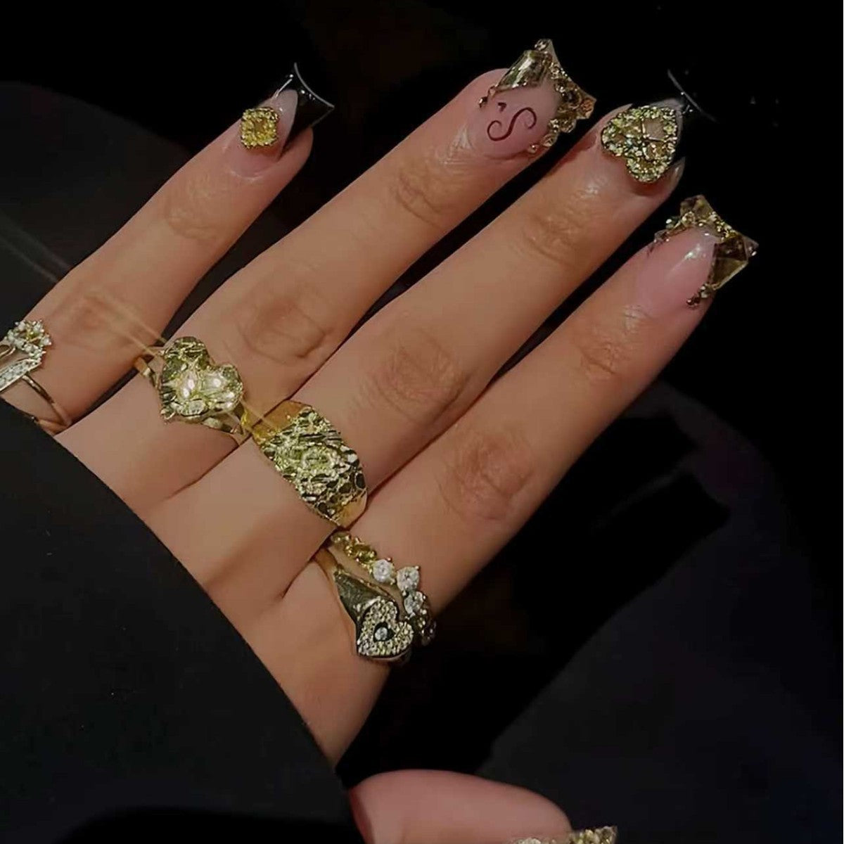 Luxus Strass Nagelverstärkungen Brehn
