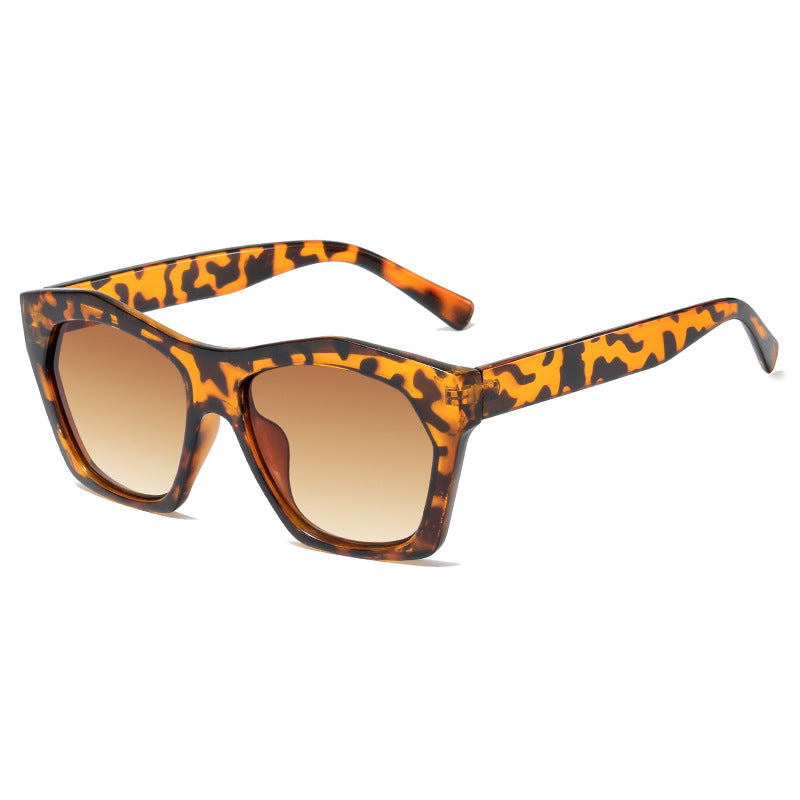 Damen modische Sonnenbrille im auffälligen Leopardenmuster Brehn