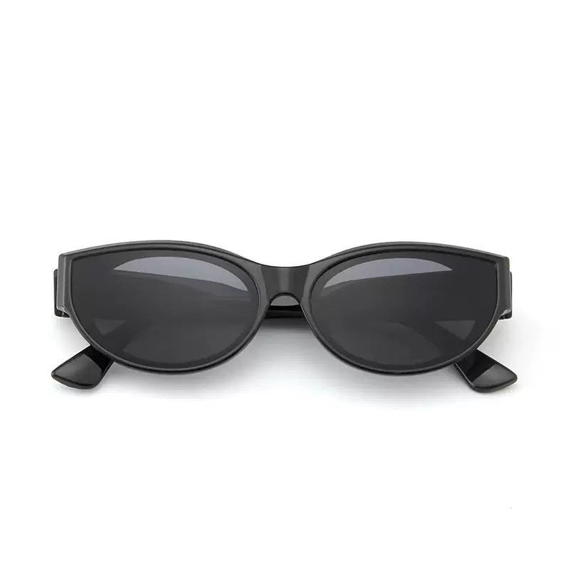 Fashion Forward Slim Cat Eye Sonnenbrille Brehn