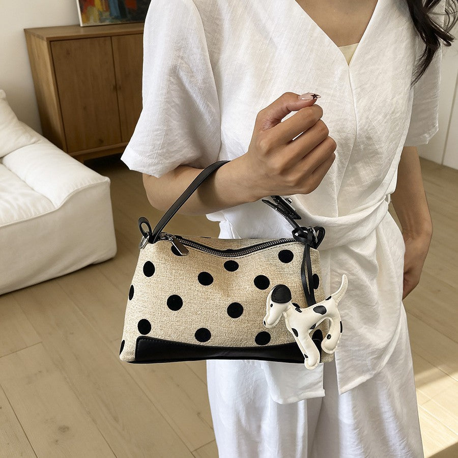 Polka Dot Dekorative Mini-Handtasche