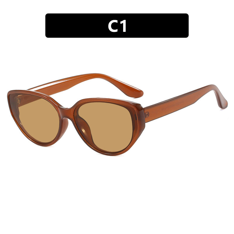 Damen Cat-Eye Sonnenbrille mit modischem Schildkrötenmuster und UV-Schutz Brehn