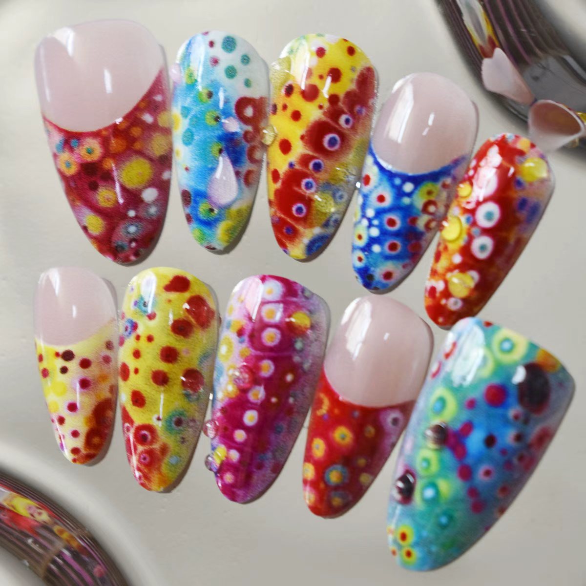Künstlerisches Gradient Nagelkunst Set Brehn