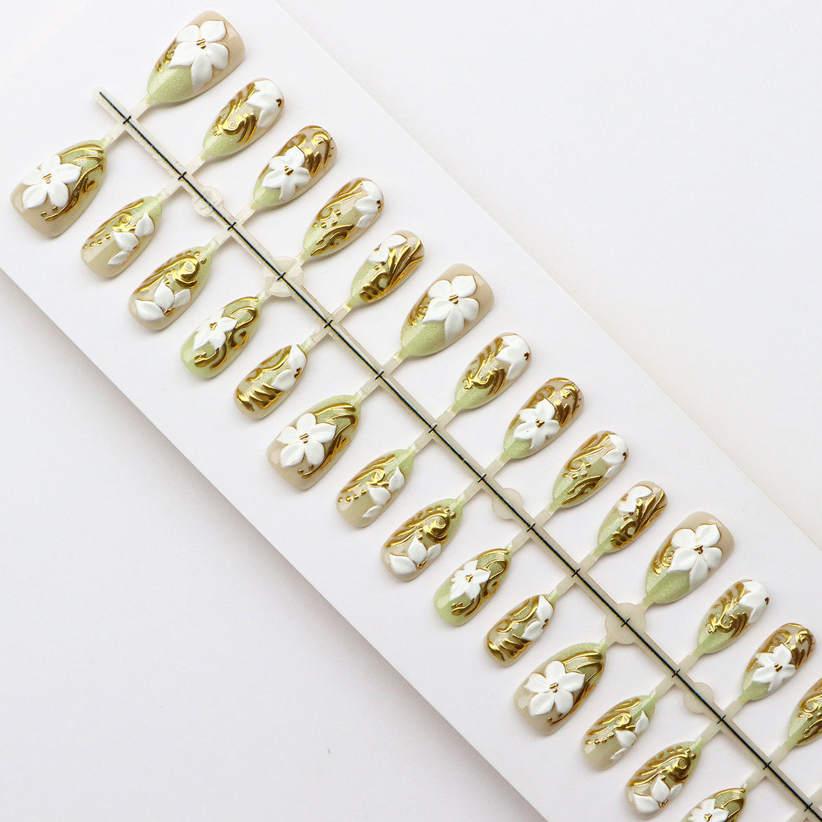 Blumen Acrylnagel Kunst Set
