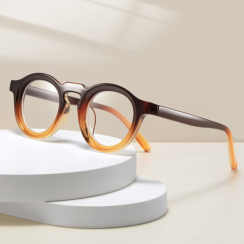 Retro-inspirierte klare Rahmenbrille Brehn