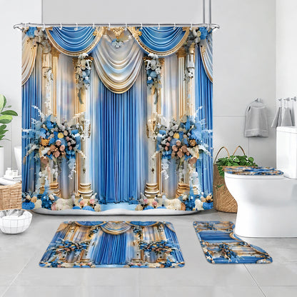 Künstlerisches Florales Badezimmer Dekor Set Brehn
