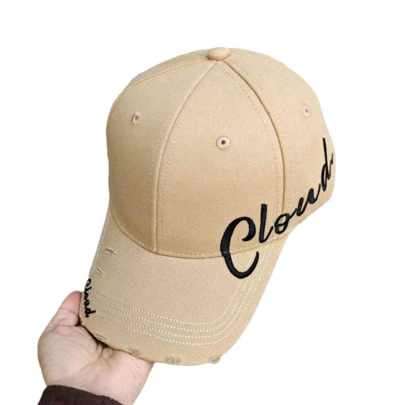 Damen Vintage Baumwoll-Baseballmütze mit Schriftzug Brehn