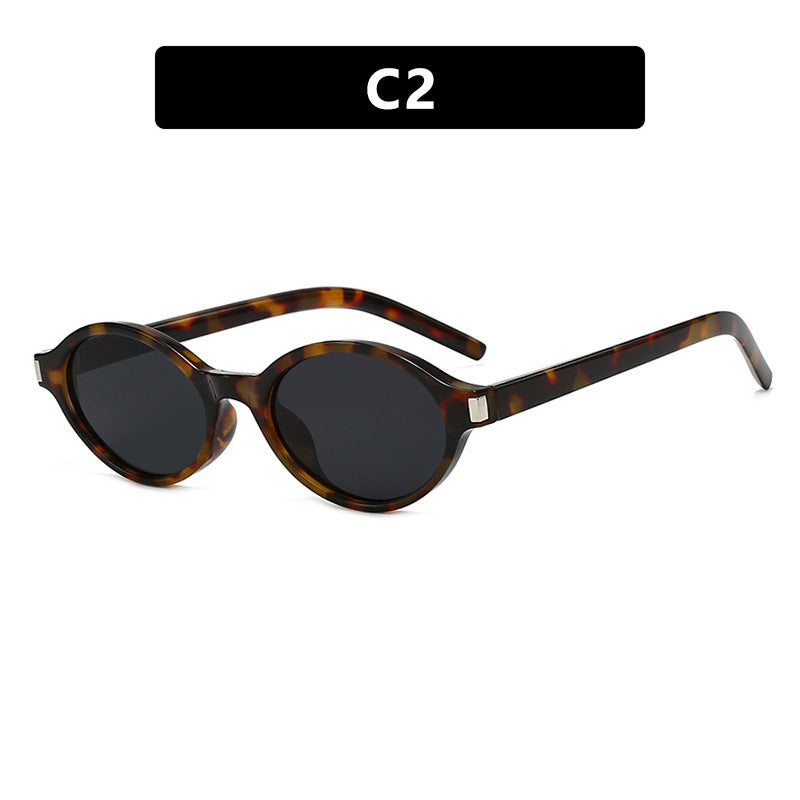 Damen elegante runde Sonnenbrille mit modernem Rahmen Brehn