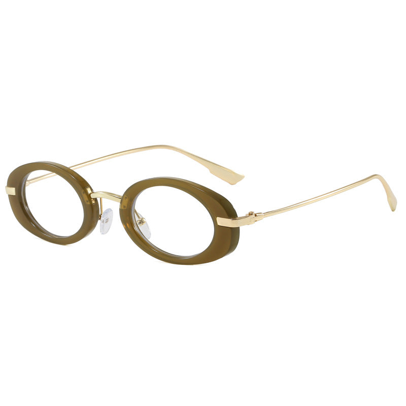 Modische Brille mit Ovalem Rahmen Brehn