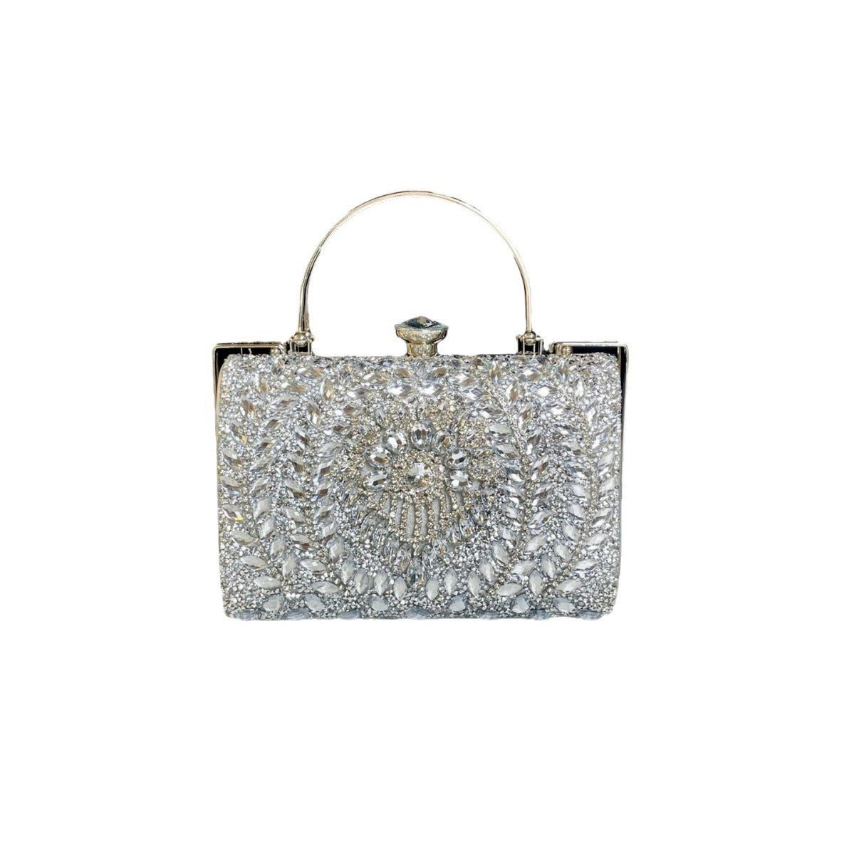Aufwändiger bestickter Abendhandtasche