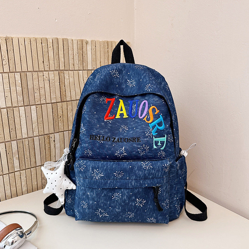 Stylischer mit Sternen verzierten Cordura-Rucksack Brehn