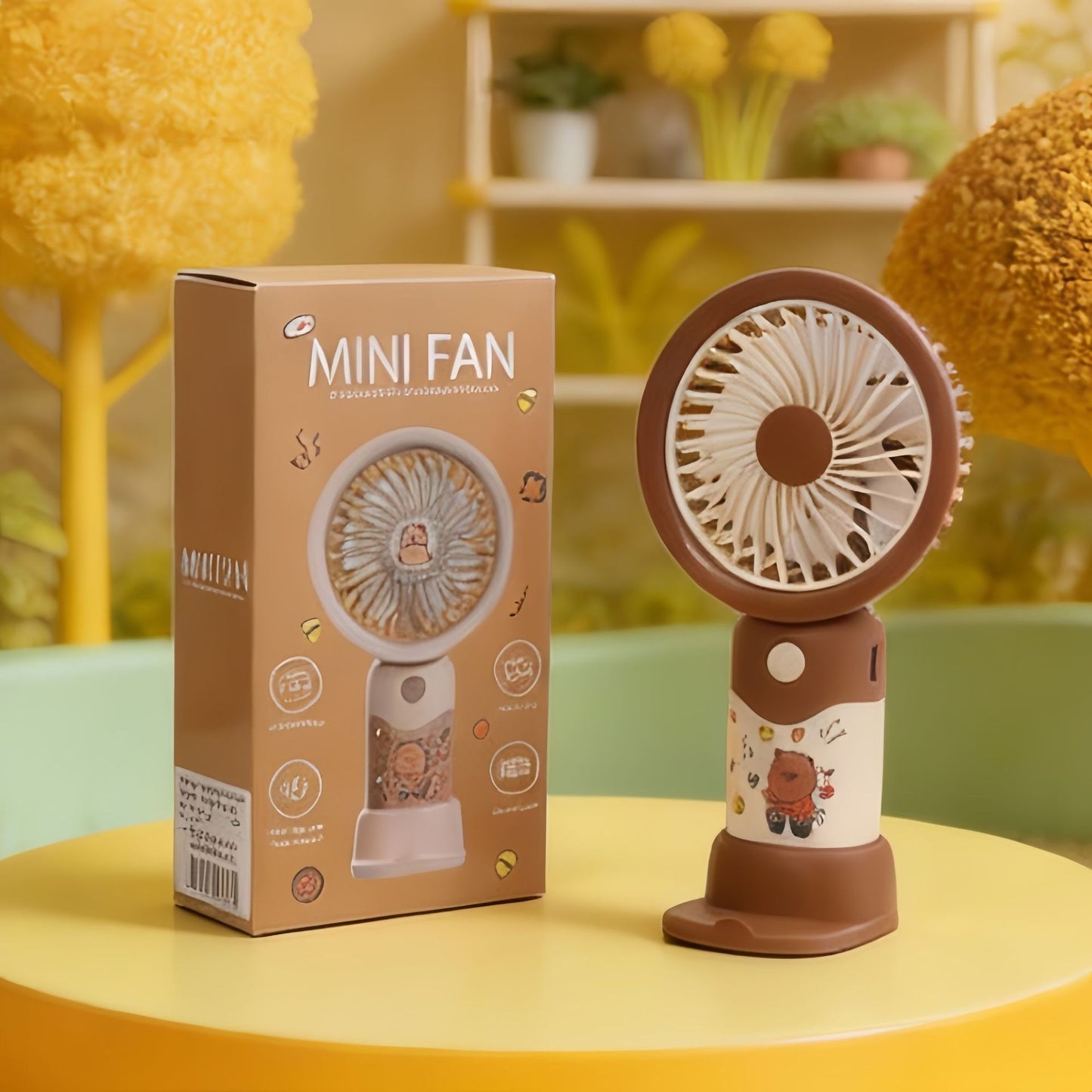 Damen tragbarer Handventilator mit verspieltem Tierdesign Brehn