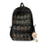 Rucksack mit Innovativem Abc-Motiv und Multifunktionalen Taschen Brehn