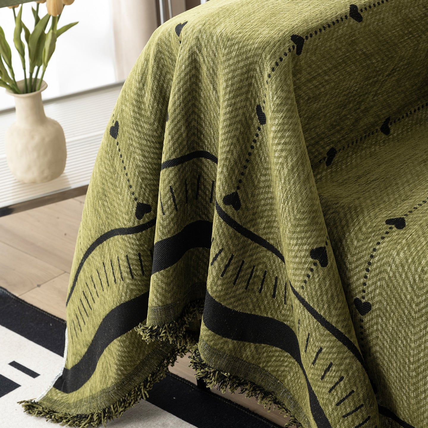 Elegante Textur Sofabezug