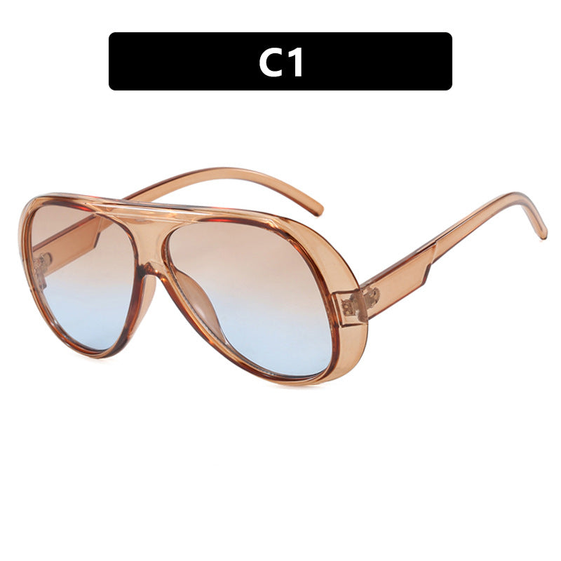 Damen sportliche Sonnenbrille im futuristischen Design Brehn