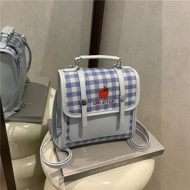 Verspielt Karierter Mini-Rucksack Brehn