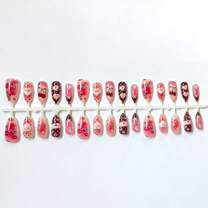 Kunstnagelset mit Botanischen Motiven Brehn