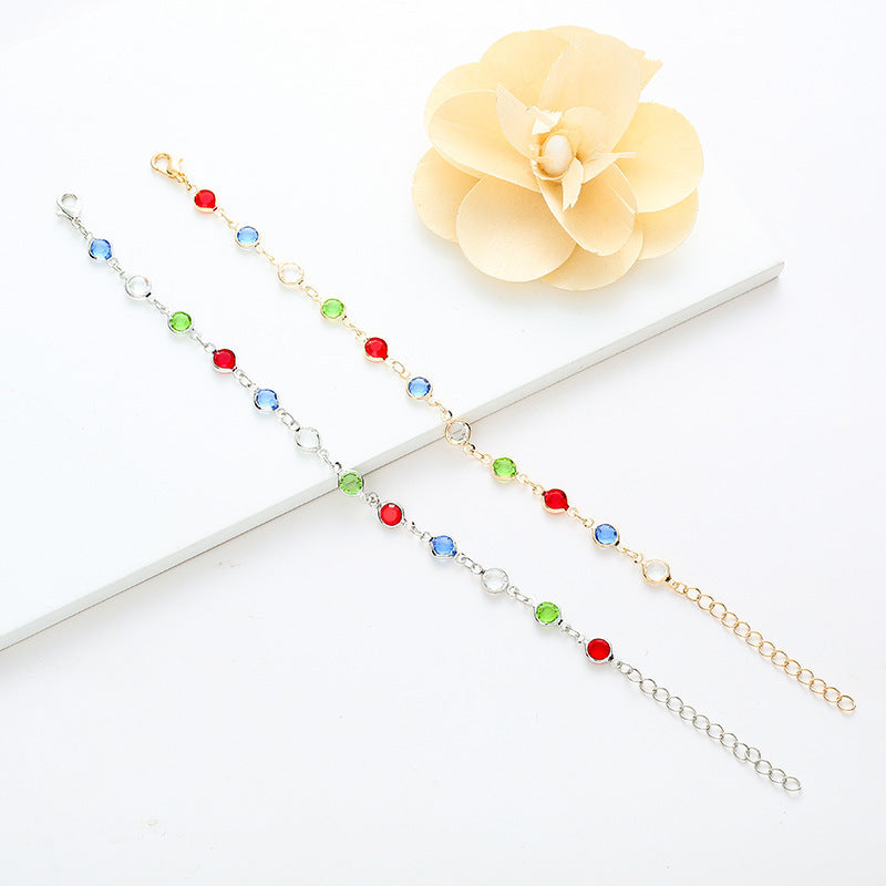 Bunte Edelsteinarmband Brehn