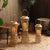 Elegante Laterne aus Rattan Brehn