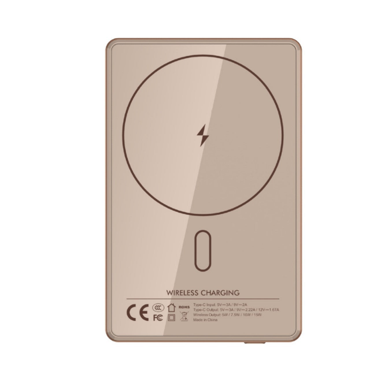 Digitale Präzisions-Powerbank mit Led-Display und Schneller Ladefunktion Brehn