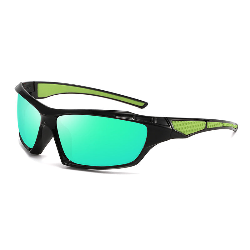 Unisex nan sportliche Wraparound-Sonnenbrille mit polarisierten, bruchsicheren Polycarbonat-Gläsern und rutschfesten Nasenpads Brehn