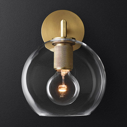 Moderne Glas Sphere Wandlampe