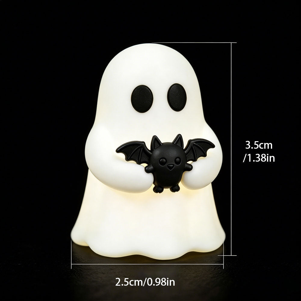 Niedliche Silikon-Kabelschutzfigur Geist mit Fledermaus-Design