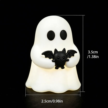 Niedliche Silikon-Kabelschutzfigur Geist mit Fledermaus-Design