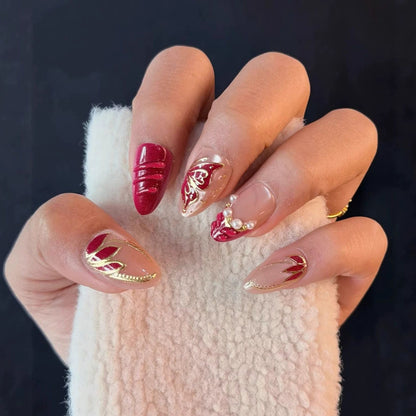Elegantes Press-On Nail Art Set  1790956123