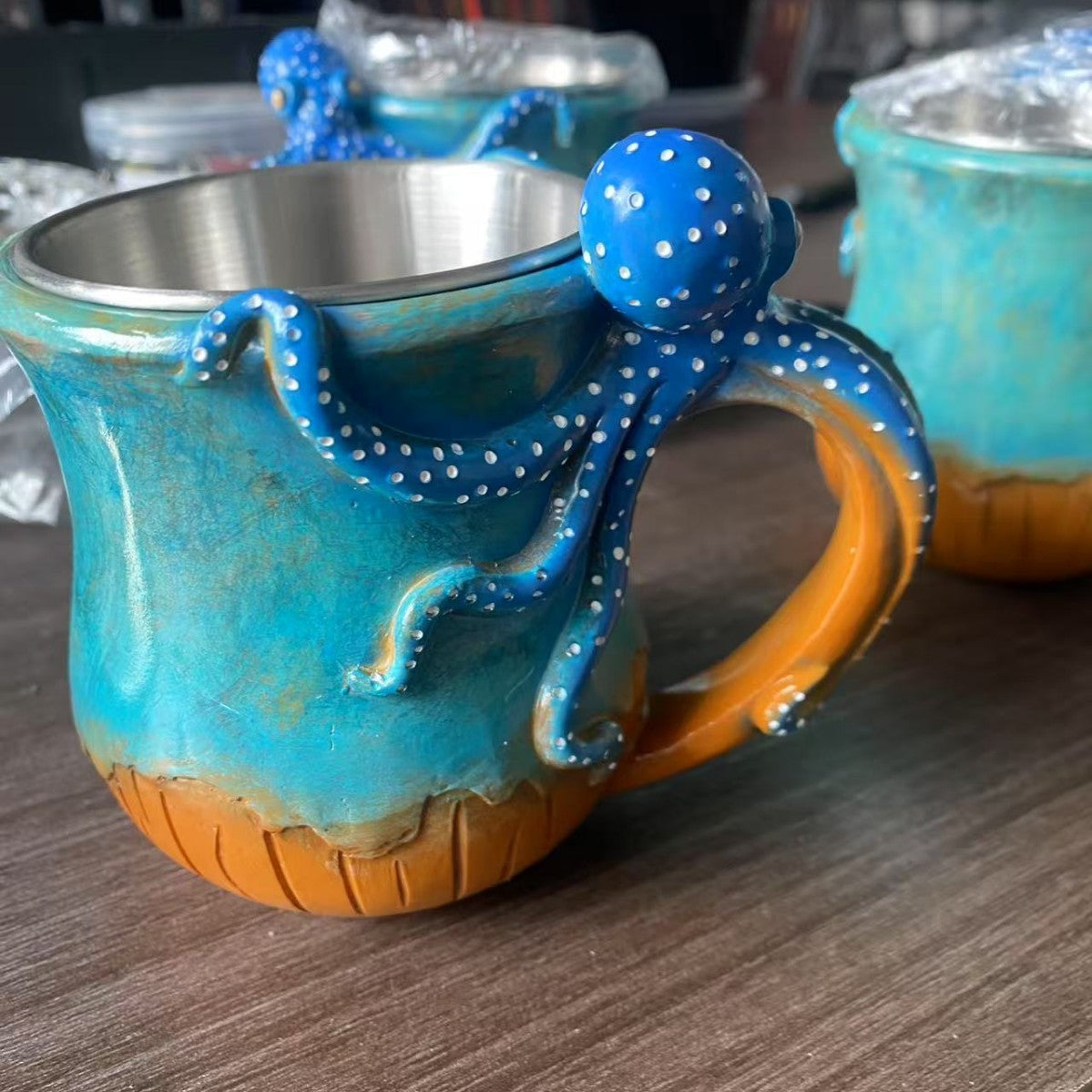 Dekorative Oktopus-Themen Tasse Brehn