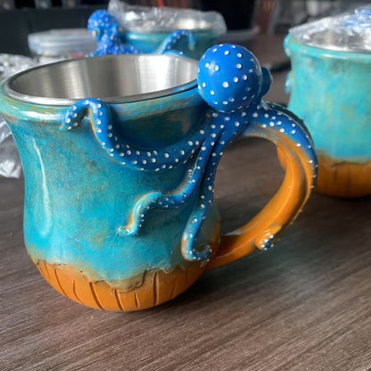 Dekorative Oktopus-Themen Tasse Brehn