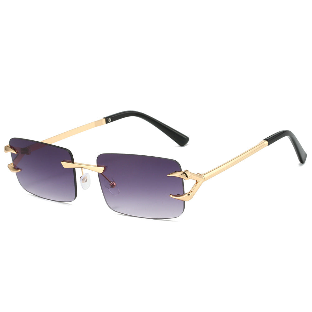 Damen futuristische Sonnenbrille mit innovativem Gestell und witterungsbeständigen Gläsern Brehn