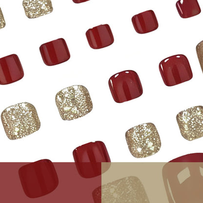 Glamouröse Pediküre Nagelkunst Brehn
