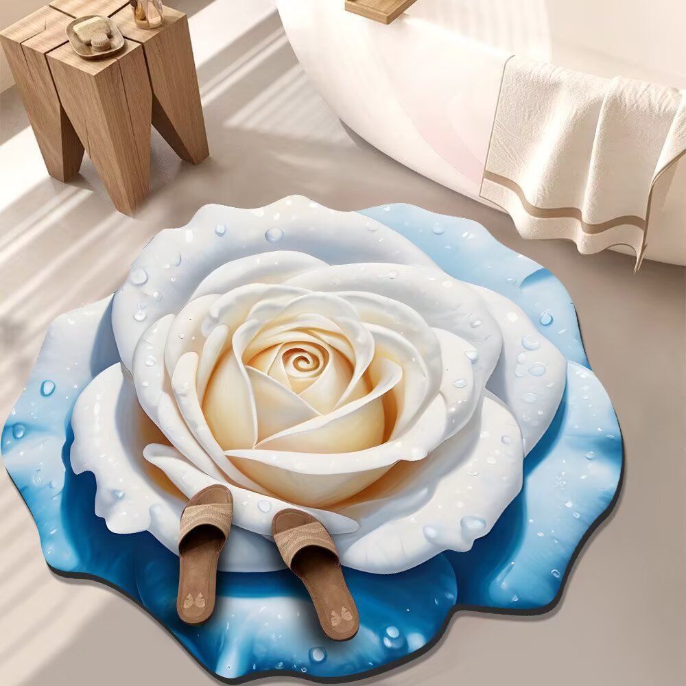 Fröhlicher floral dekorativer Teppich Brehn