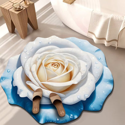 Fröhlicher floral dekorativer Teppich Brehn