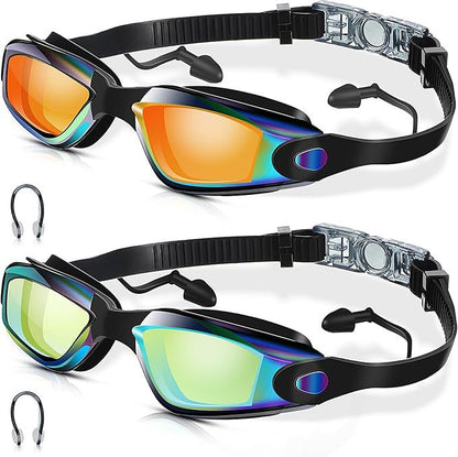 Schwimmbrille mit Verstellbarem Kopfband und Antibeschlag-Technologie Brehn