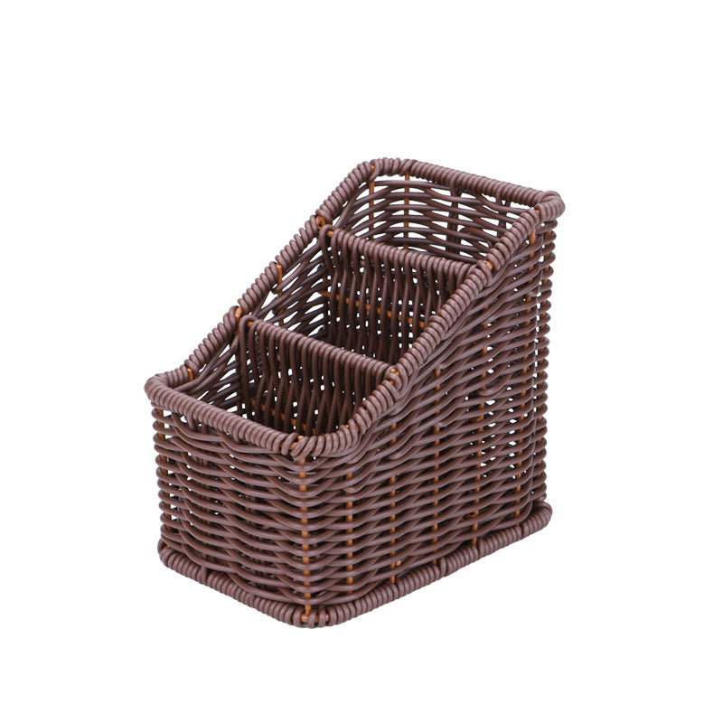 Multi-Compartment Geflochtener Organizer Korb Brehn