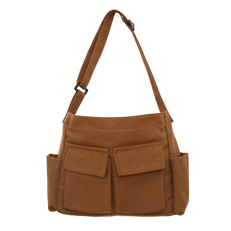 Multi-Taschen Freizeit Schultertasche Brehn