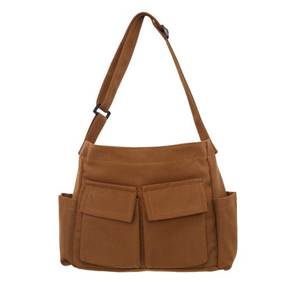 Multi-Taschen Freizeit Schultertasche Brehn