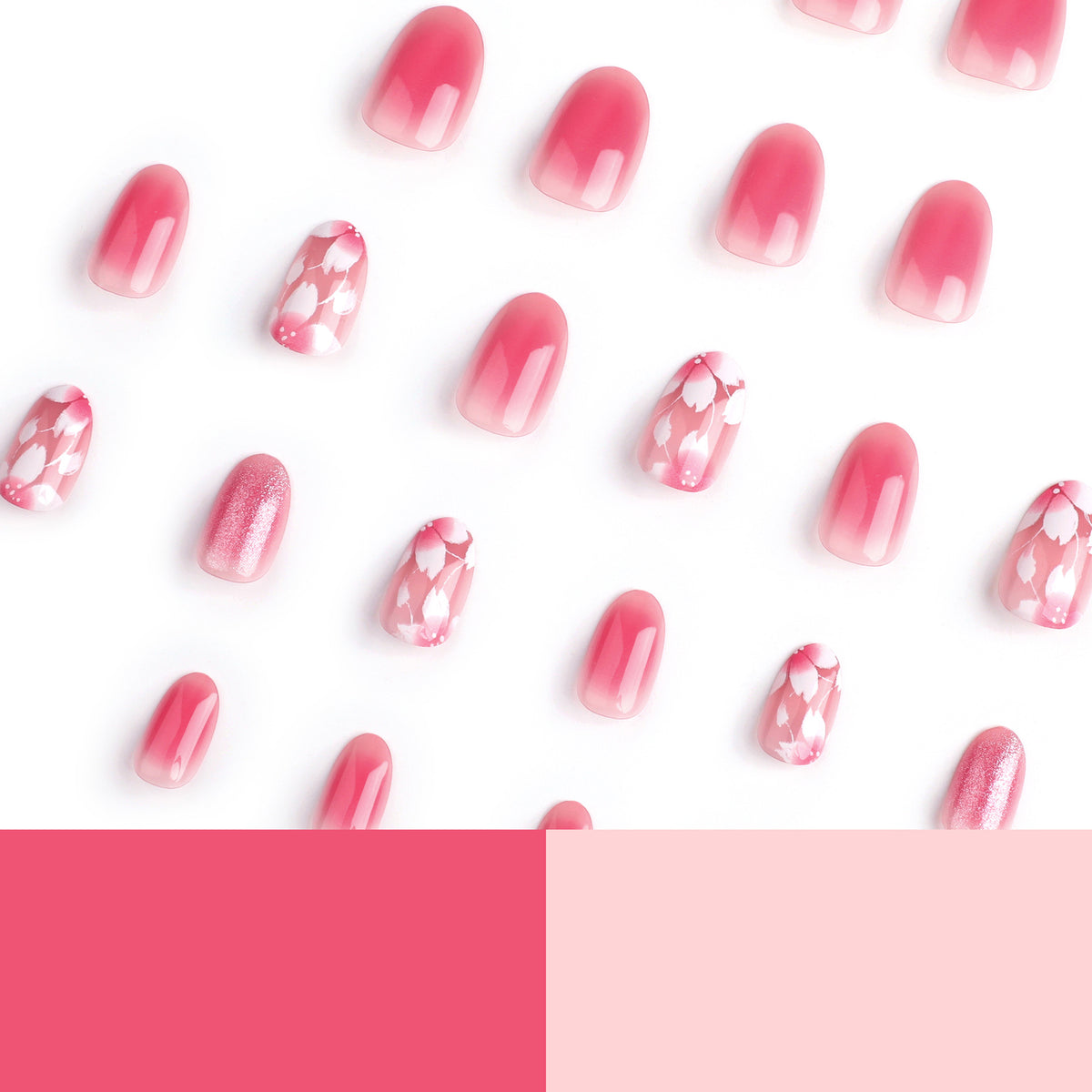 Kunstvolle Premium Nagelkunst mit floralen Akzenten Brehn