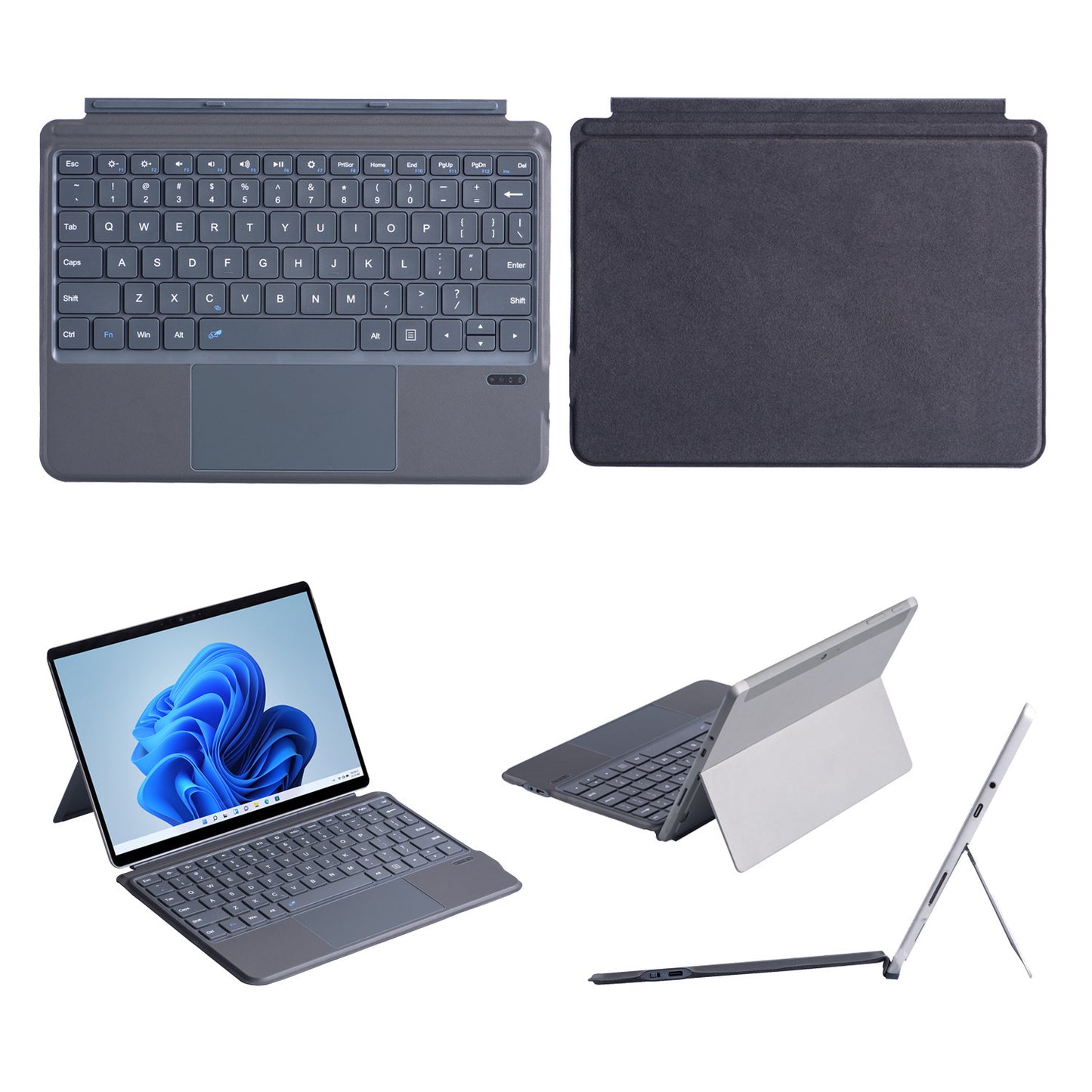 Ergonomische Drahtlose Tastatur mit Hintergrundbeleuchtung Brehn