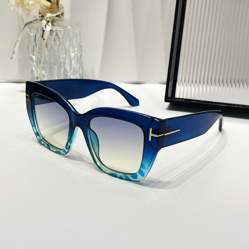 Moderne Übergroße Quadratische Sonnenbrille Brehn