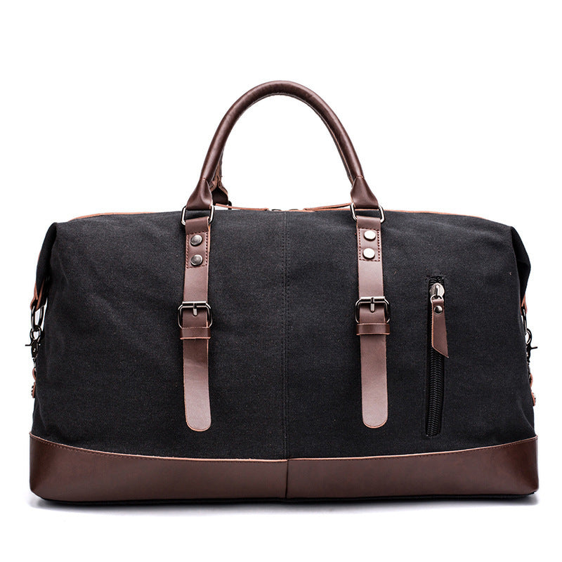Geräumige Reisetasche Aus Robustem Canvas und Leder Brehn