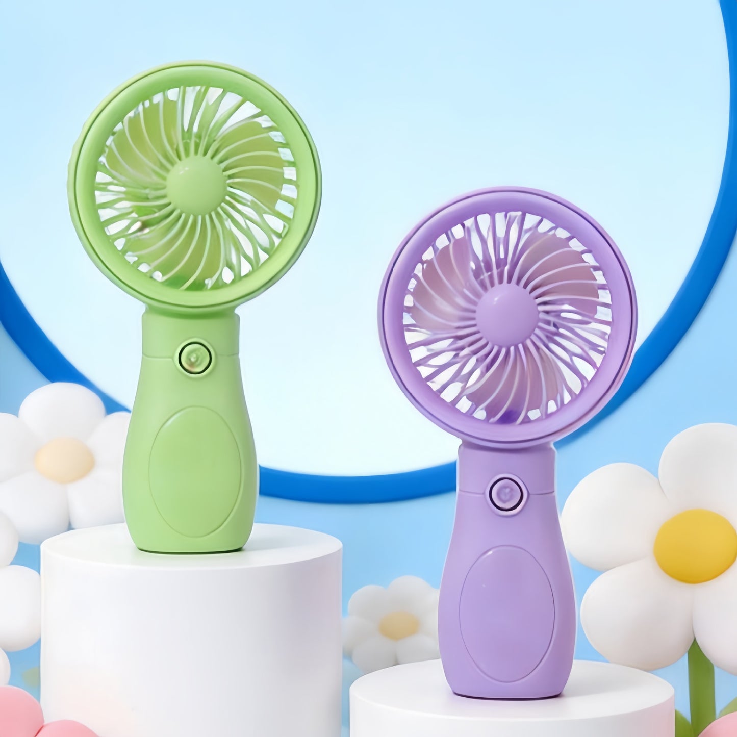 Damen Tragbarer Mini-Handventilator mit USB-Ladefunktion Brehn