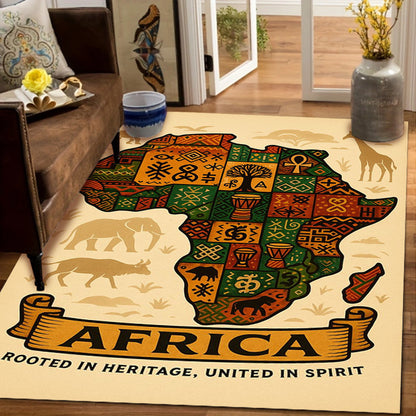 Künstlerischer afrikanischer Teppich Brehn